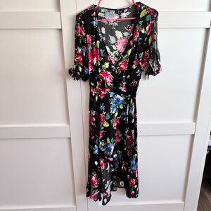 Love J wrap floral dress